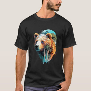 Camiseta Arte natural salvaje de depredador del mundo anima