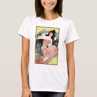 Camiseta Arte Nouveau del Victorian de Alfonso Mucha