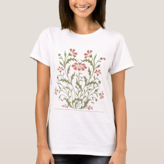 Camiseta Arte Nouveau - diseño floral de la moda