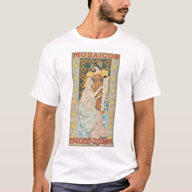 Camiseta Arte Nouveau Mosaicos Escofet-Tejera y CA del (Anverso)