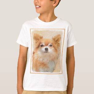 Camiseta Arte original de la pintura de perro de Chihuahua,