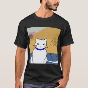 Camiseta Arte original japonés Ukiyo-e Cat