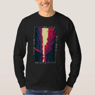 Camiseta Arte Otaku japonés Vaporwave Synthwave Retro de lo