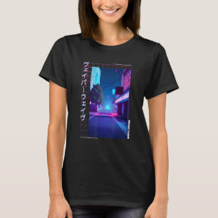 Camiseta Arte Otaku japonés Vaporwave Synthwave Retro de lo