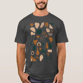 Camiseta ARTE otoñal con garabatos expresivos de otoño, Har