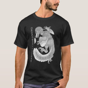 Camiseta Arte Paleo Dinosaurio Dromaeosaurio Historia Natur