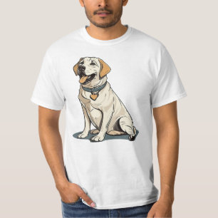 Camiseta Arte para amantes del Labrador Retriever negro div