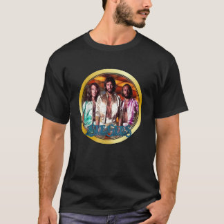 Camiseta Arte Personalizado clásico de Bee Gees en los años