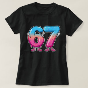 Camiseta Arte Personalizado de Whimsical Ice Cream Drip 67