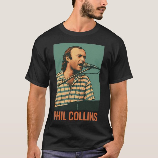 Camiseta Arte - Phil Collins (Anverso)