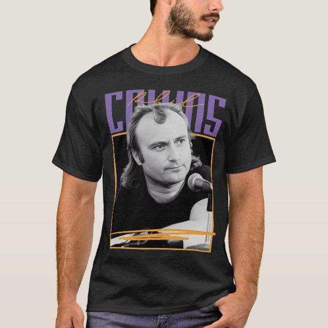 Camiseta Arte - Phil Collins (Anverso)