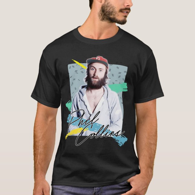 Camiseta Arte - Phil Collins (Anverso)