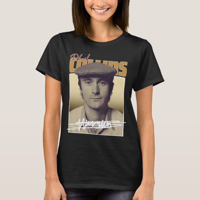Camiseta Arte - Phil Collins (Anverso)