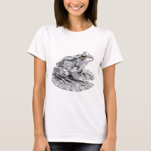 Camiseta Arte plateado ARTÍSTICO Arte abstracto Diseño abst