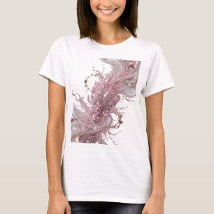 Camiseta Arte plateado ARTÍSTICO DISEÑO ABSTRACTO Arte Abst