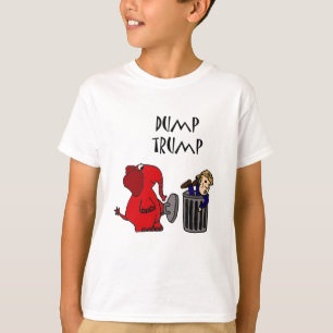 Camiseta Arte político del dibujo animado del triunfo