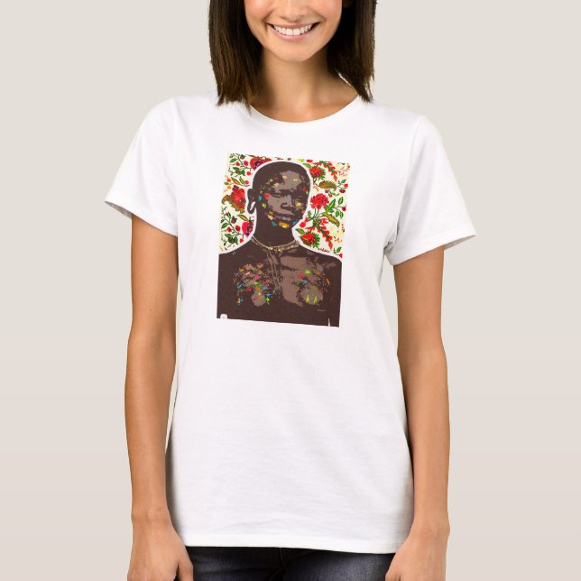 Camiseta Arte pop africano (Anverso)