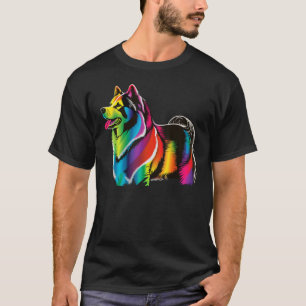 Camiseta Arte pop artístico colorido pintado en Alaskan Mal