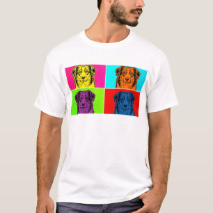 Camiseta Arte Pop Australiano Estilo Warhol Pastor Austra