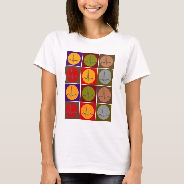 Camiseta Arte pop cardiaco de QRS (Anverso)
