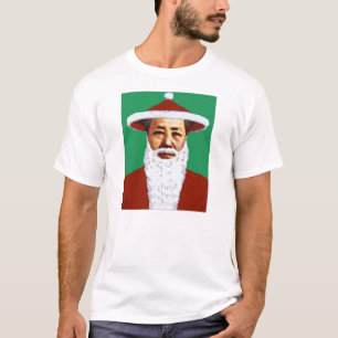 Camiseta Arte pop chino de las Felices Navidad de Mao Papá