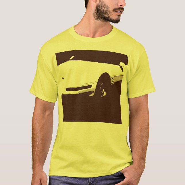 Camiseta Arte pop clásico Corvette de 1992 (Anverso)