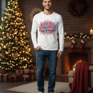 Camiseta Arte Pop Comic Explosión de Navidad