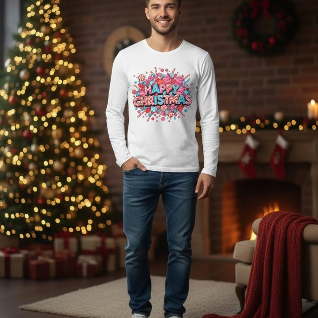 Camiseta Arte Pop Comic Explosión de Navidad (Subido por el creador)