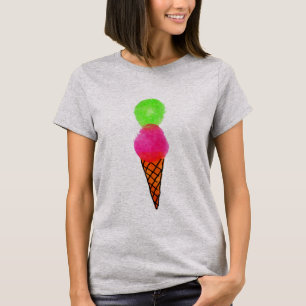 Camiseta Arte pop con crema de hielo