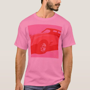 Camiseta Arte pop Corvette rojo de 1979