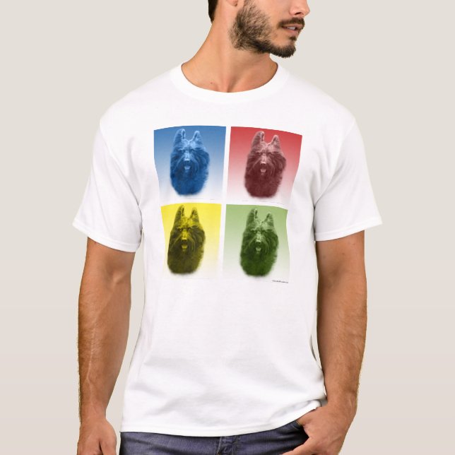 Camiseta Arte pop de Briard (Anverso)