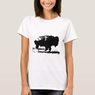 Camiseta Arte pop de búfalo de veneno en ejecución