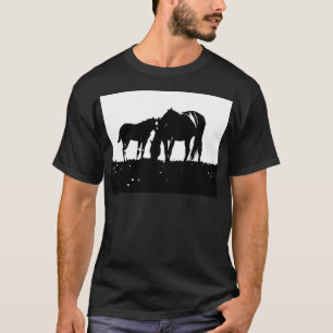 Camiseta Arte pop de caballos
