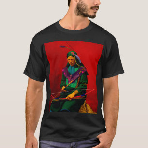 Camiseta Arte pop de Cherokee americano nativo