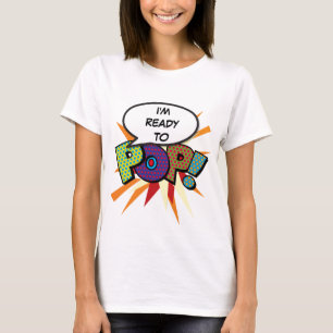 Camiseta Arte Pop de Cómics Personalizados Listo para Salta