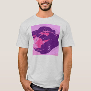 Camiseta Arte pop de Corvette de ventanas divididas clásica