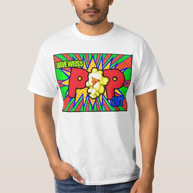 Camiseta Arte pop de Dave Weiss (Anverso)