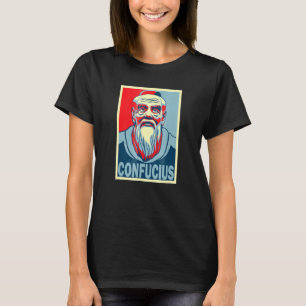 Camiseta Arte pop de estilo Poster de profesores chinos Con
