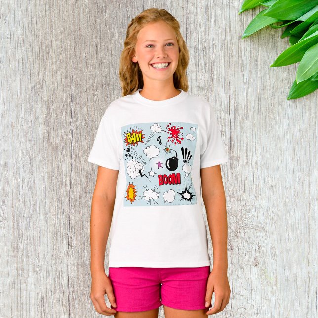 Camiseta Arte pop de explosión de historietas retro (Subido por el creador)