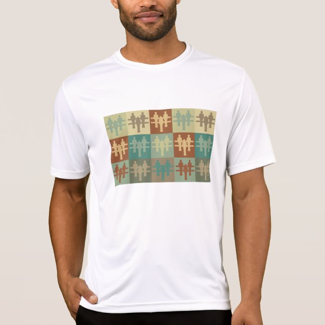 Camiseta Arte pop de Foosball (Anverso)