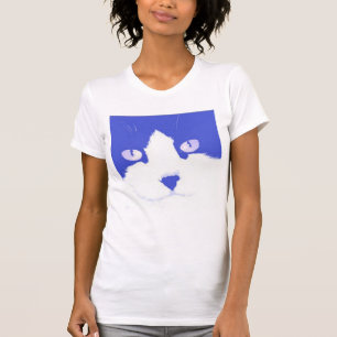 Camiseta Arte pop de gato