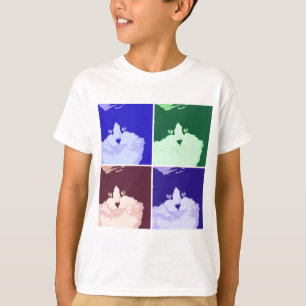 Camiseta Arte pop de gatos Kitty