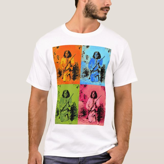 Camiseta Arte pop de Geronimo (Anverso)