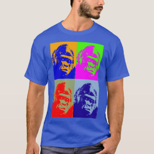 Camiseta Arte pop de gorila