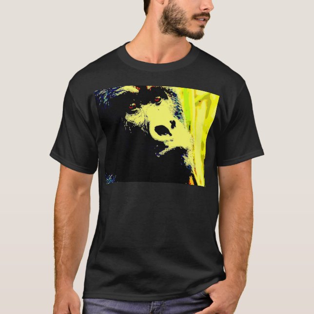 Camiseta Arte pop de gorila (Anverso)