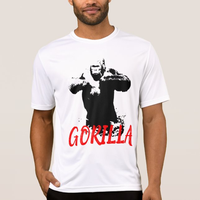 Camiseta Arte pop de gorila (Anverso)