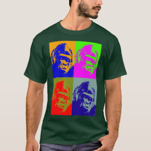 Camiseta Arte pop de gorila