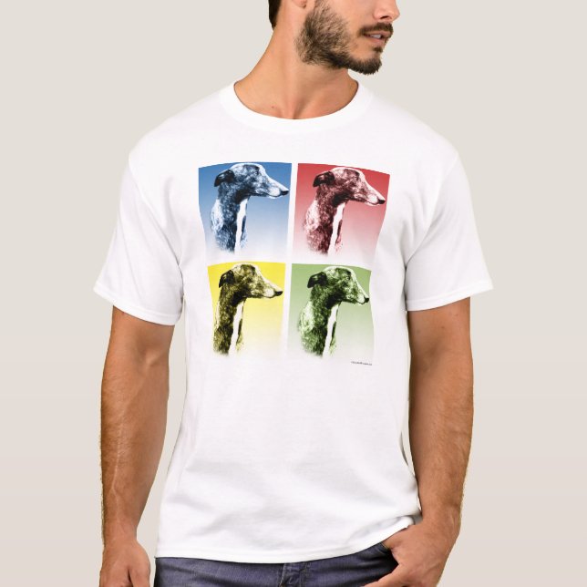 Camiseta Arte pop de Greyhound (Anverso)