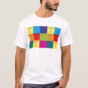Camiseta Arte pop de la antropología