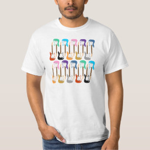 Camiseta Arte pop de la guitarra eléctrica
